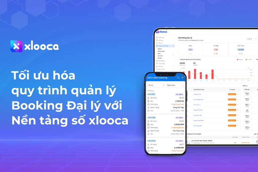 Tối ưu hóa quy trình quản lý Booking Đại lý với Nền tảng số xlooca